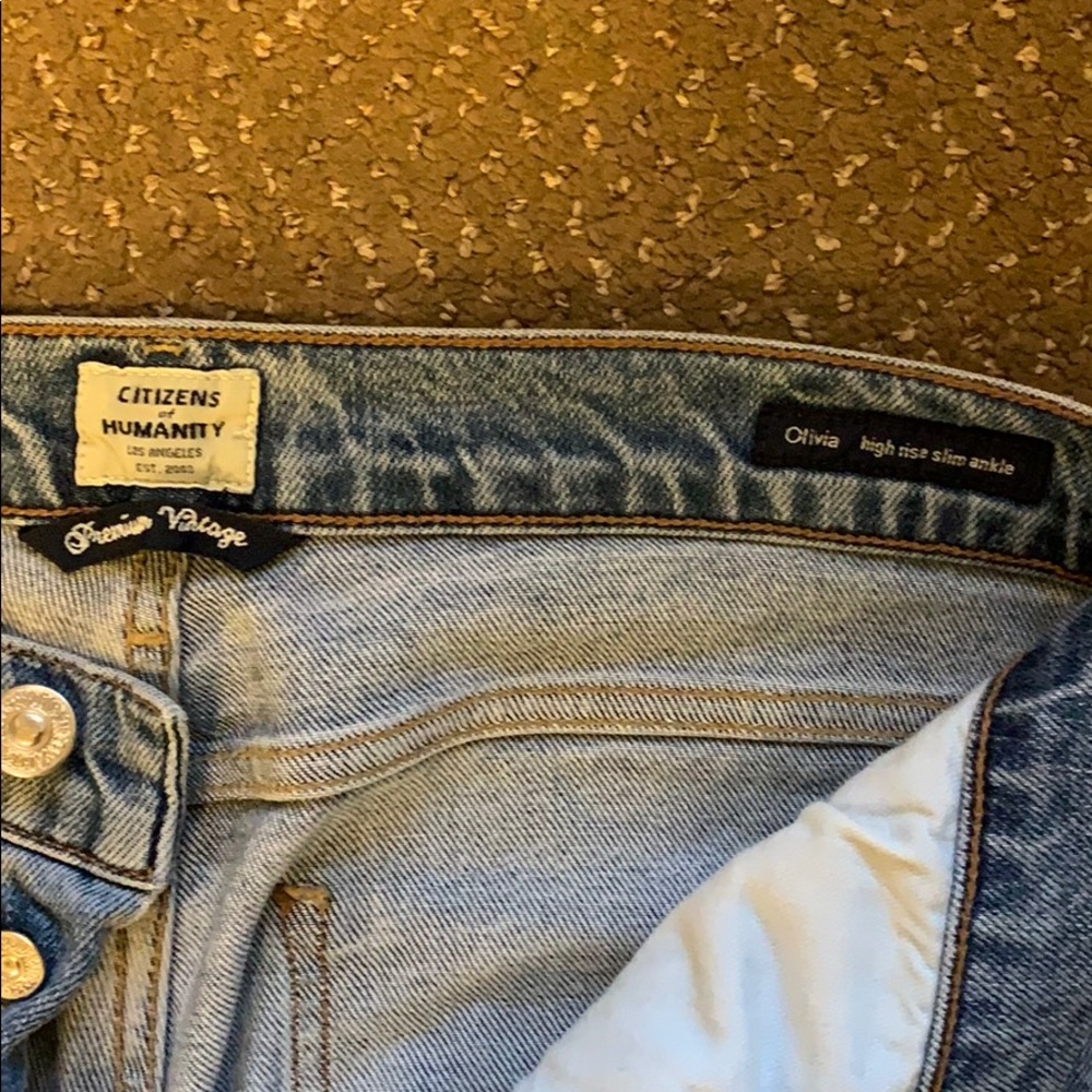 Citizens Of Humanity Light Blue High Rise Jeans - Picture 4 of 5